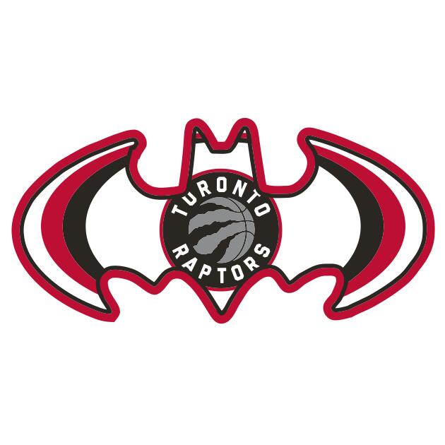 Toronto Raptors Batman Logo DIY iron on transfer (heat transfer)